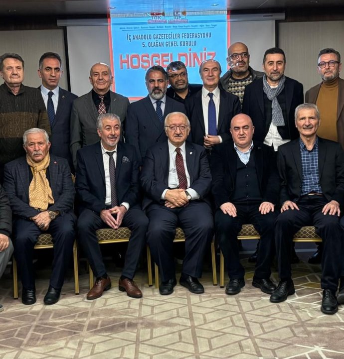 İç Anadolu Gazeteciler Federasyonu’nun yeni başkanı Osman Koca oldu