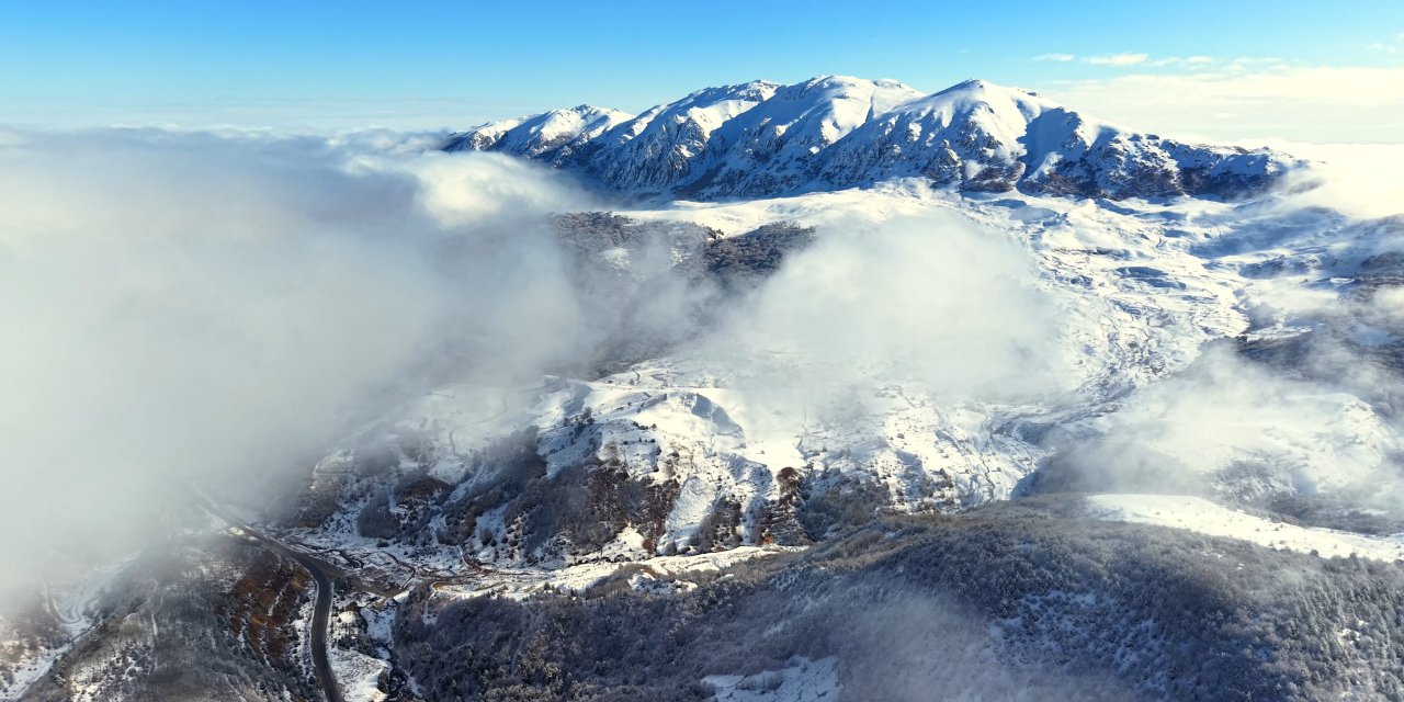 Sivas'ta kartpostallık görüntüler oluştu