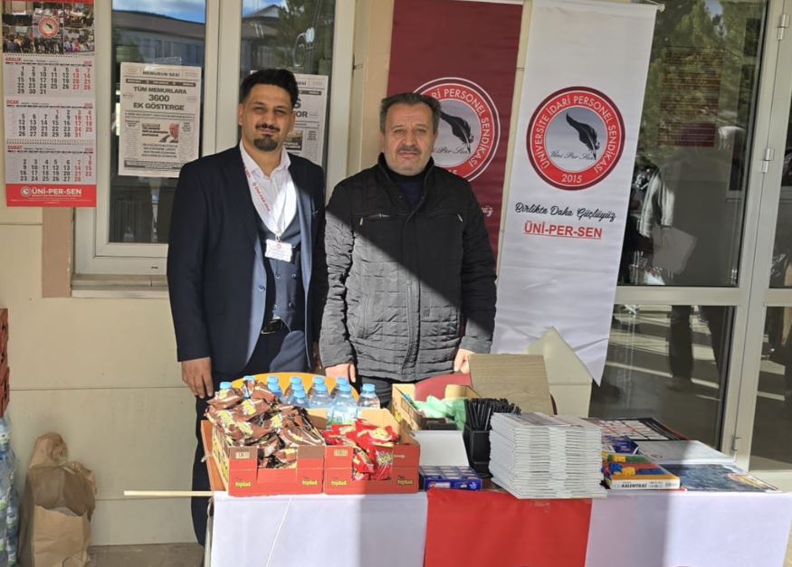 ÜNİPERSEN, Ünvan Değişikliği Sınavında personelin yanında oldu