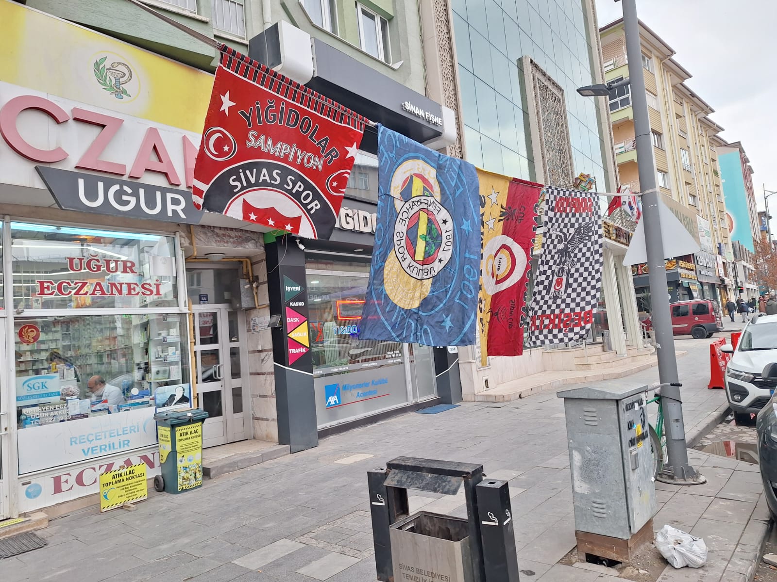 Sivasspor bayrağına saygısızlık