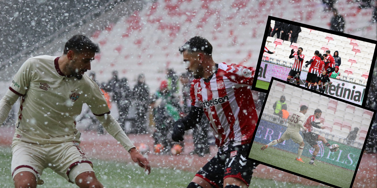 Sivasspor'dan kar altında 3 puan!