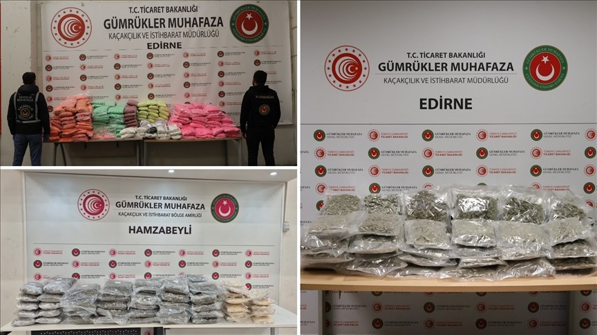 Gümrükler Muhafaza ekipleri zehir tacirlerine göz açtırmıyor