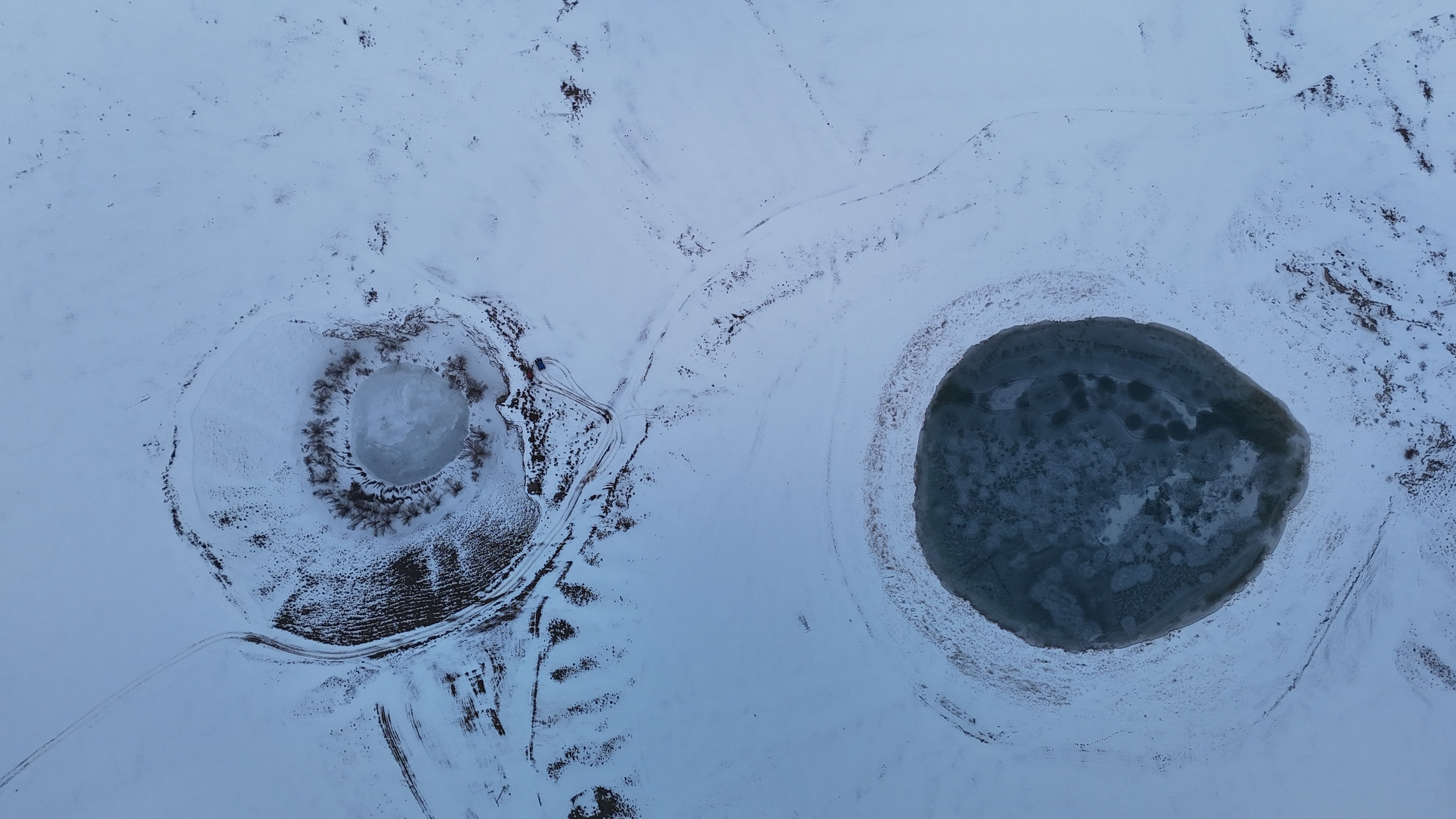 Sivas’ın 'gözleri' tamamen dondu