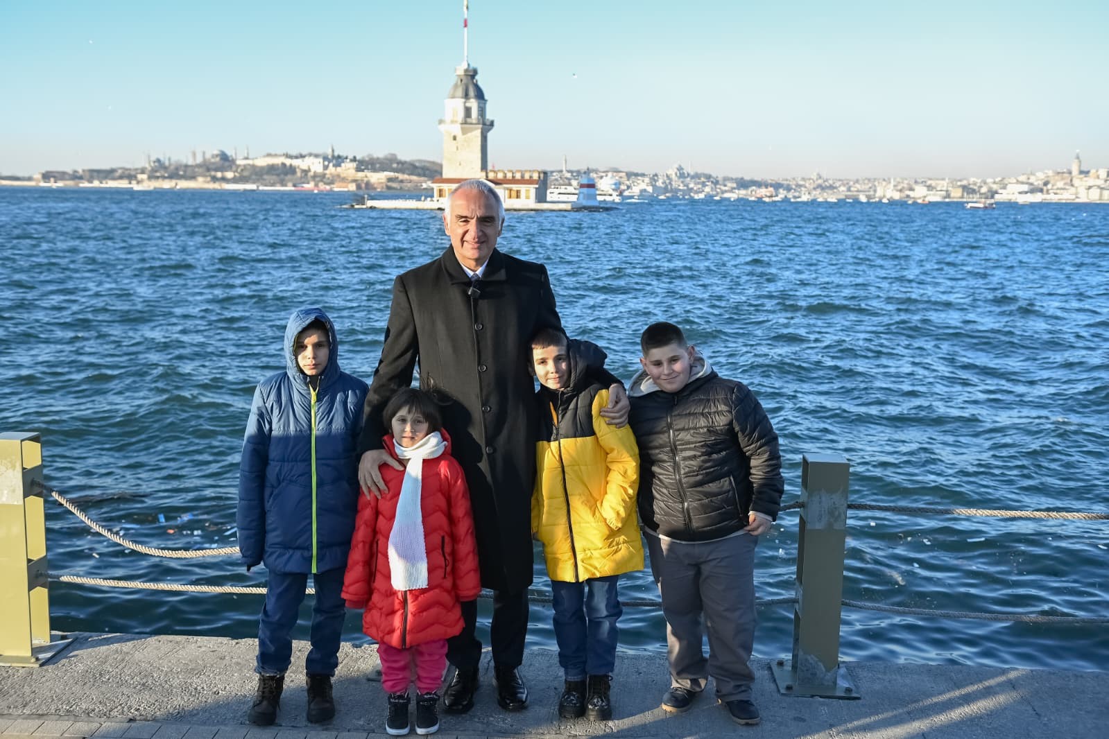 Sivaslı çocukların Kız Kulesi hayali gerçek oldu