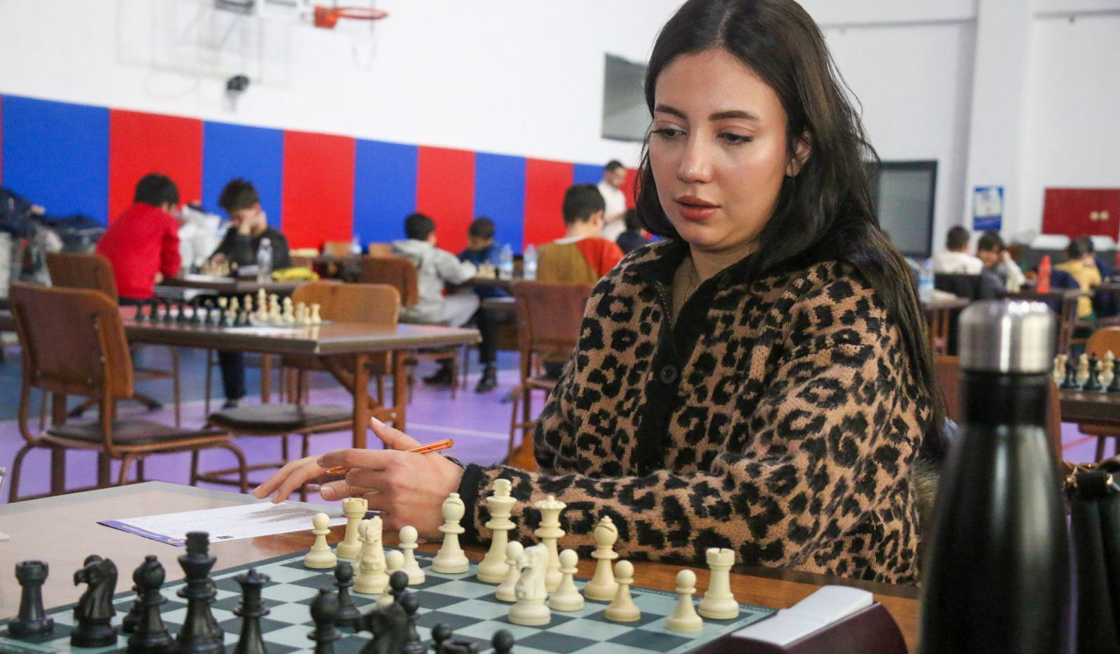 Satranç turnuvasına yoğun ilgi