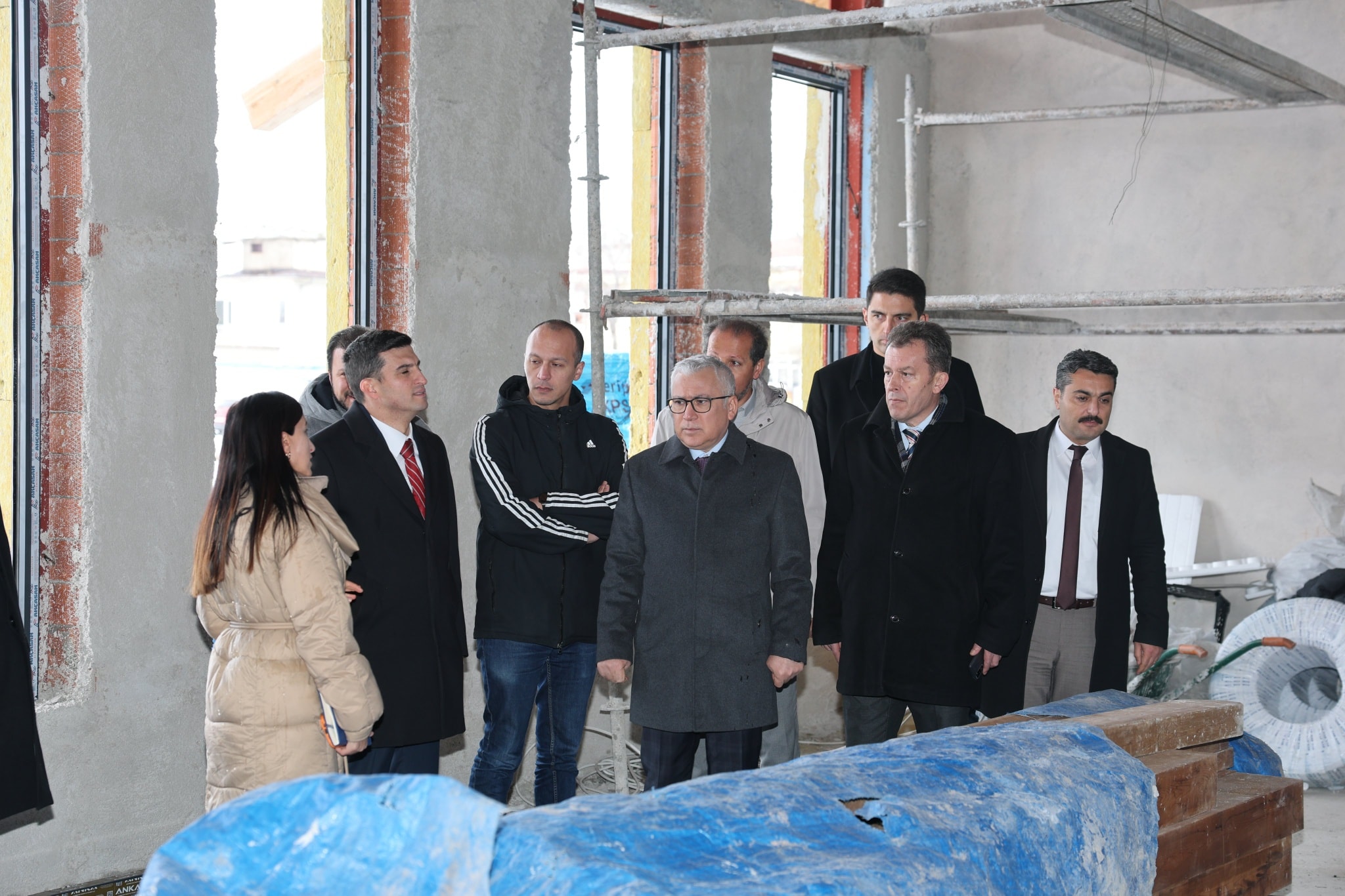 Vali Şimşek Hızlı Tren Garı inşaatını denetledi