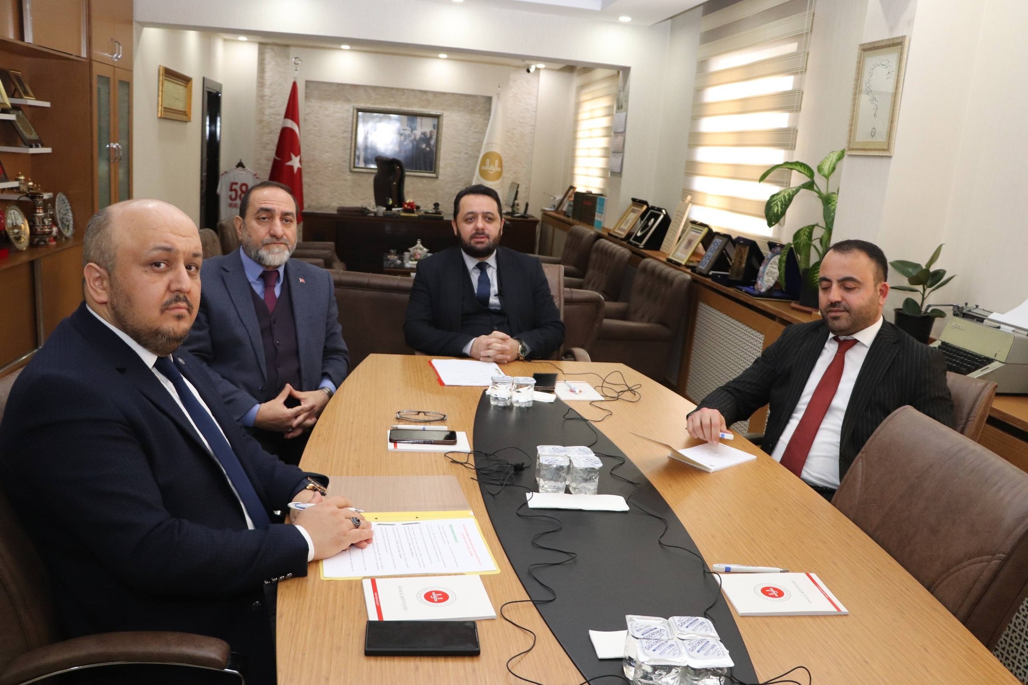Sivas'ta ilçe müftüleri çevrim içi toplandı