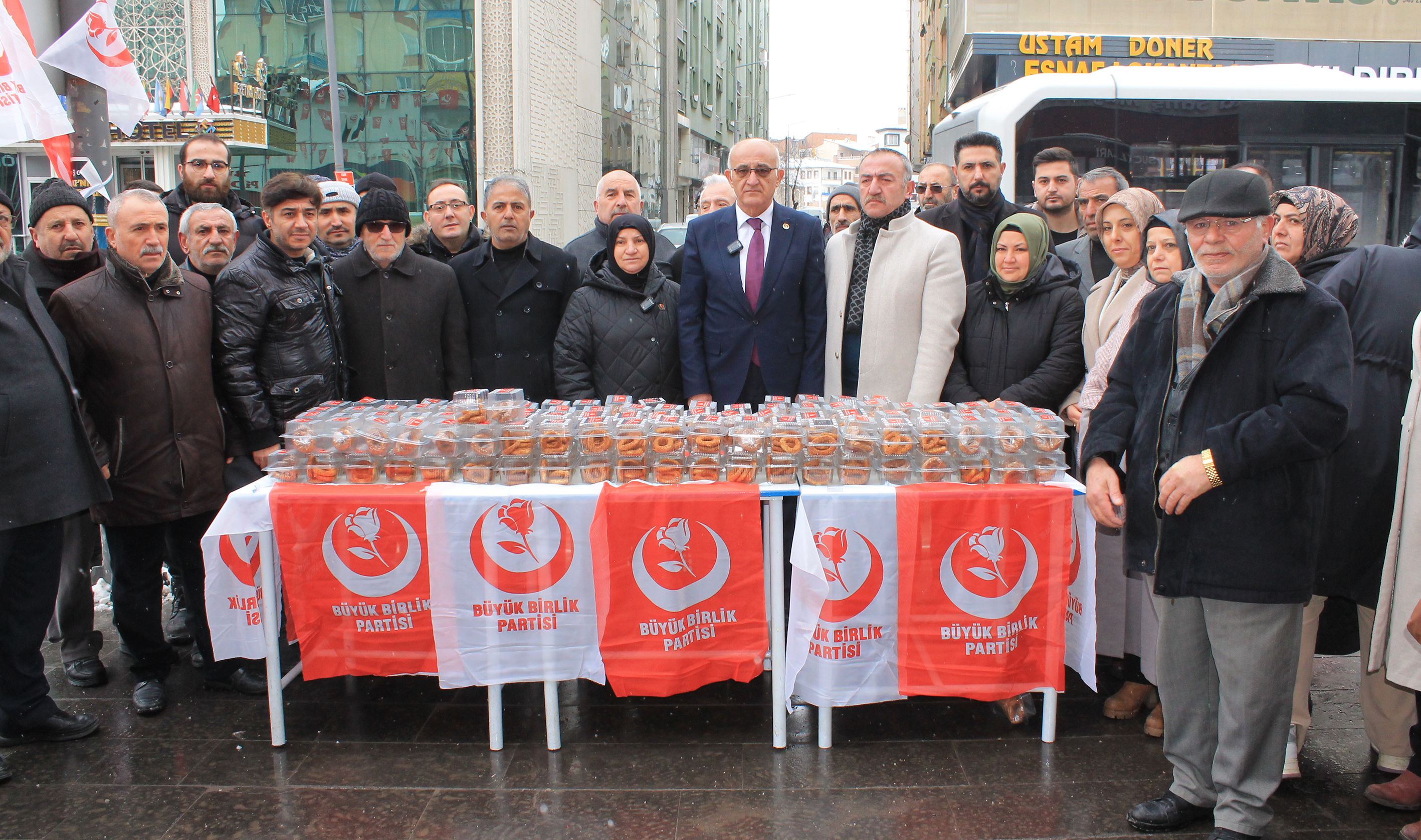 BBP’den Yazıcıoğlu ve Polat hayrına kandil ikramı