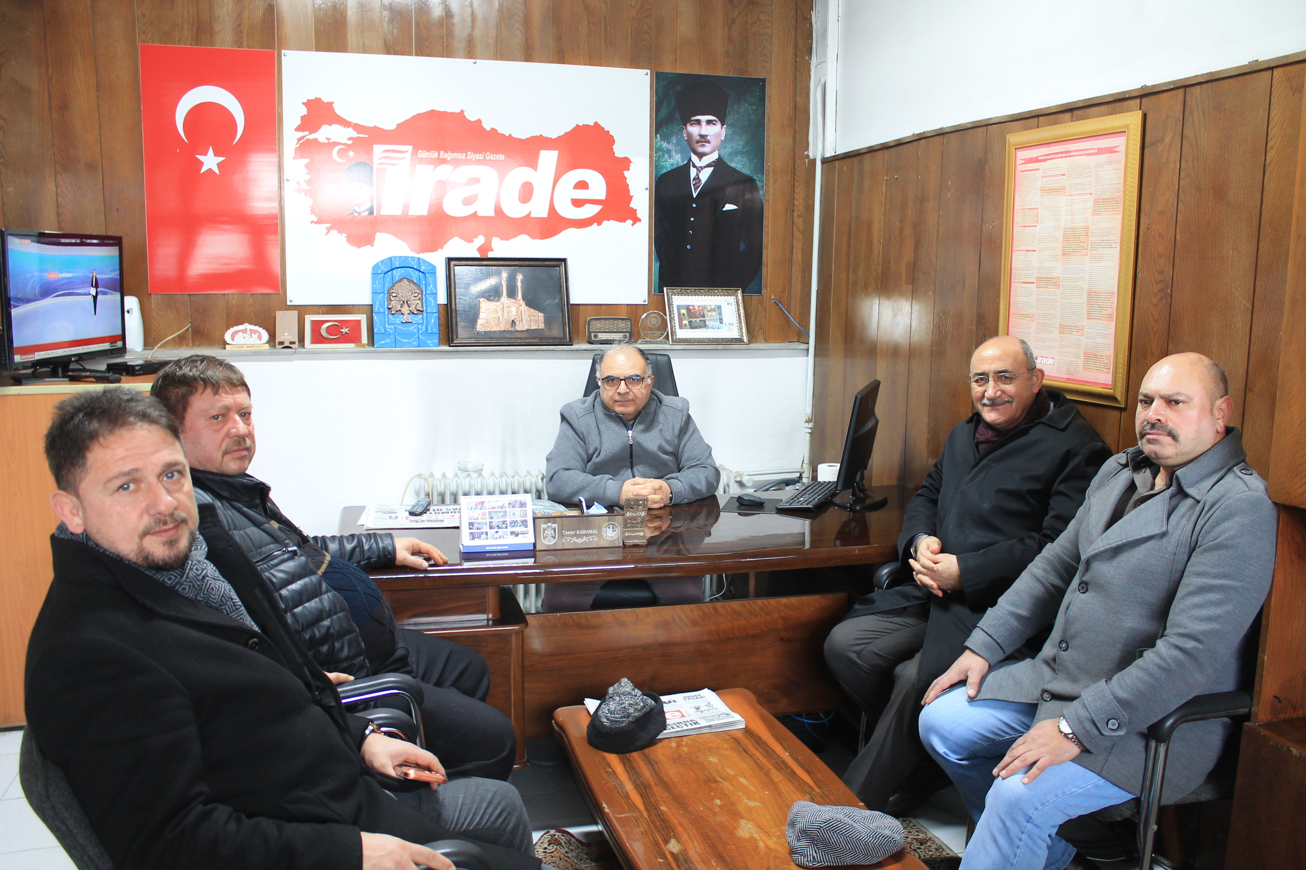 Genel başkanlardan  Karabal’a ziyaret