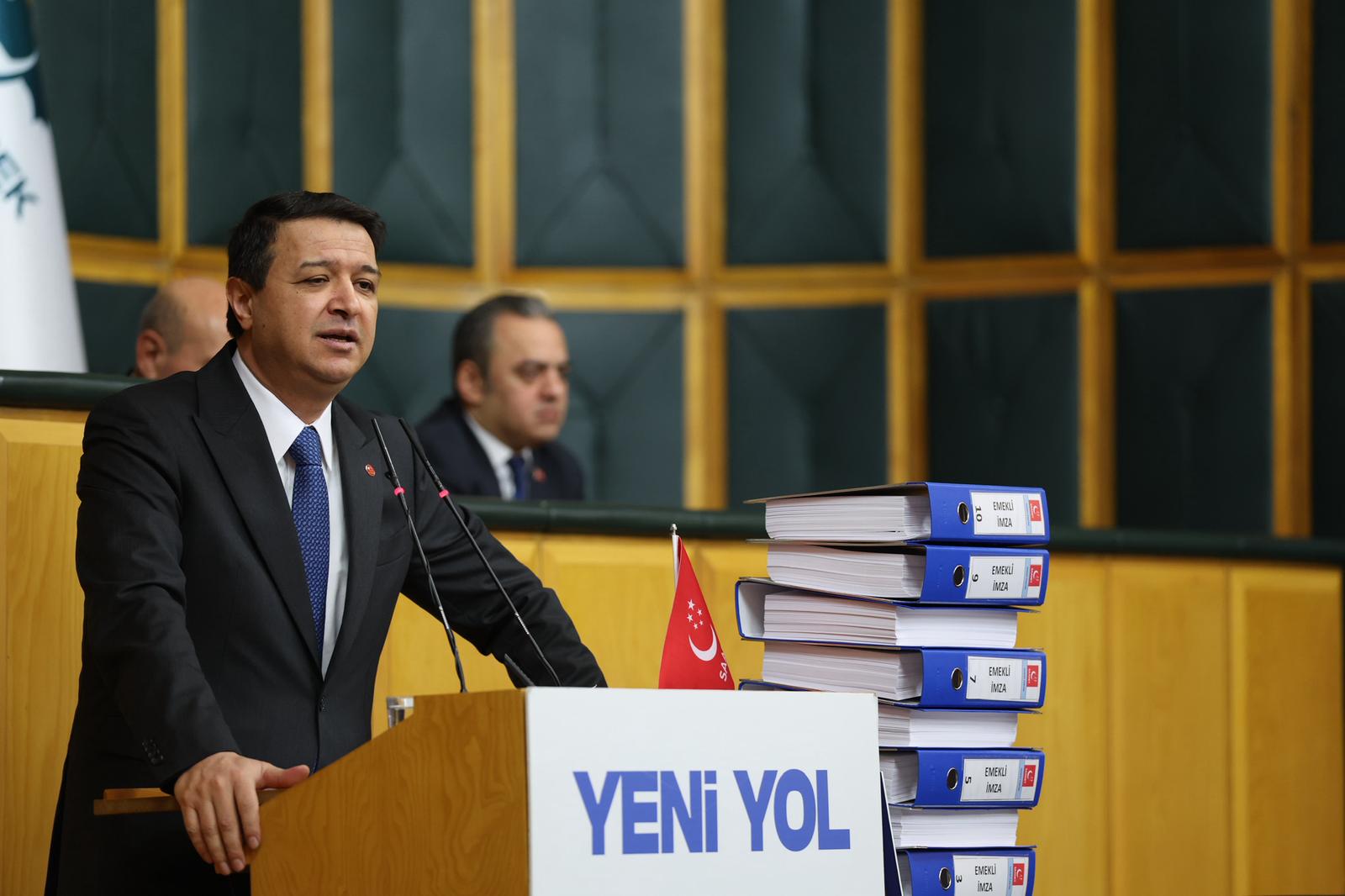 Arıkan: En düşük emekli aylığı asgari ücret seviyesine yükseltilmeli