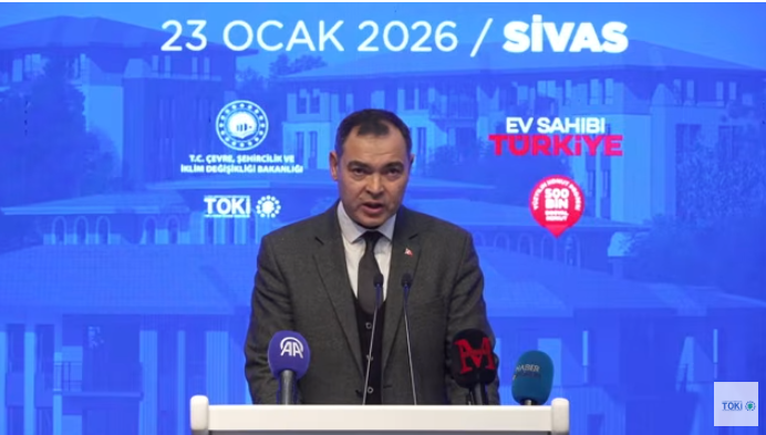 Başkan Yardımcısı Dursun Baştürk açıkladı: TOKİ’den Sivas’a 48 milyarlık dev yatırım