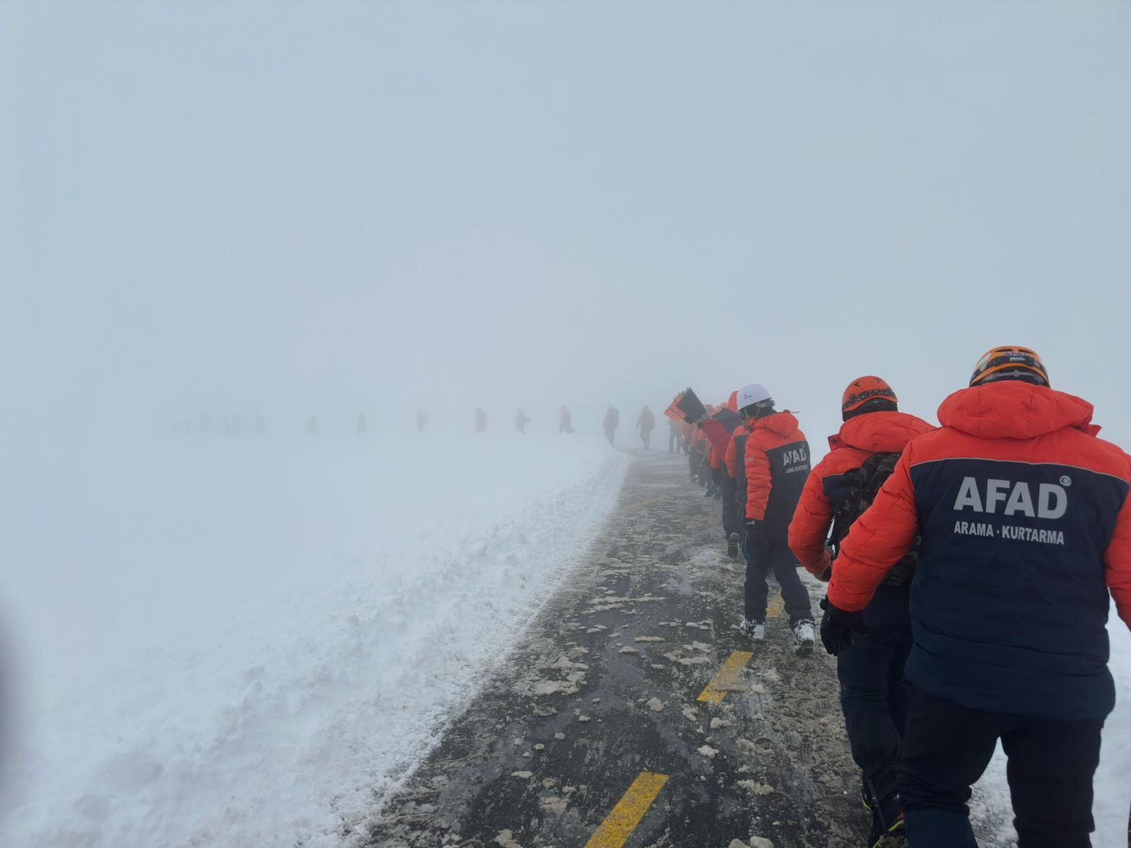 Sivas AFAD personeline çığda arama-kurtarma eğitimi