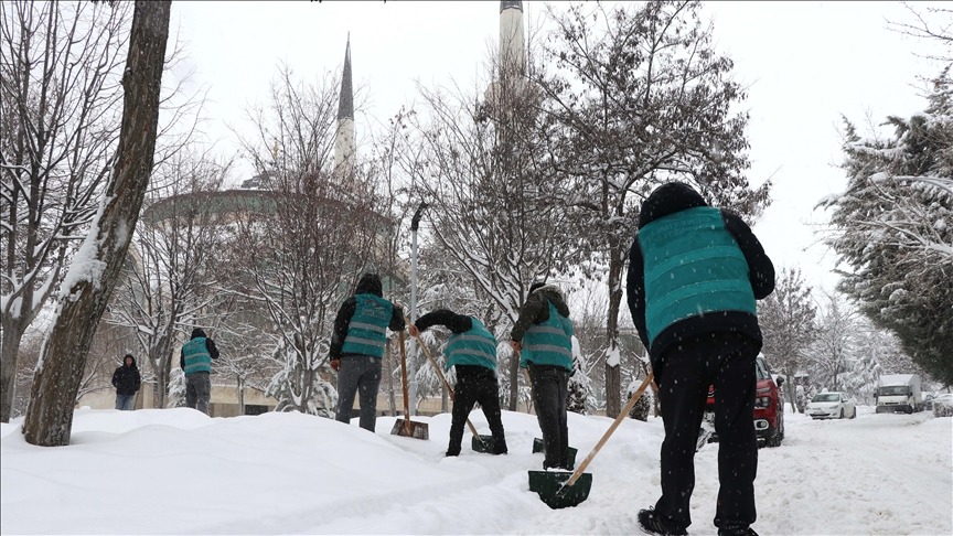 Karla mücadeleye yükümlülerden destek