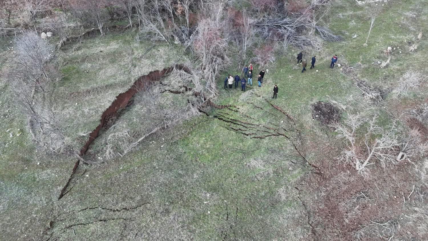 Sivas’ta heyelan meydana geldi