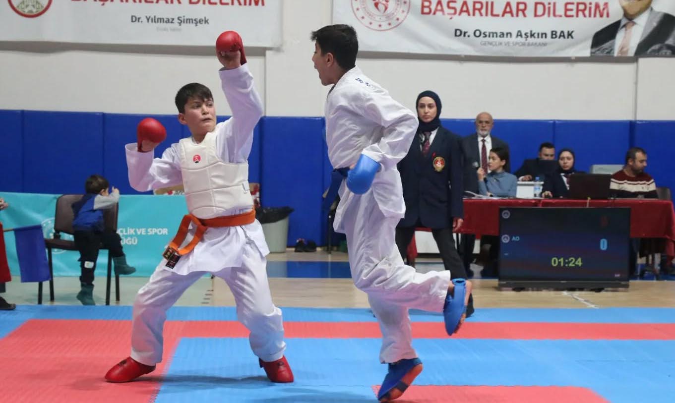 Karateciler il birinciliği için yarıştı