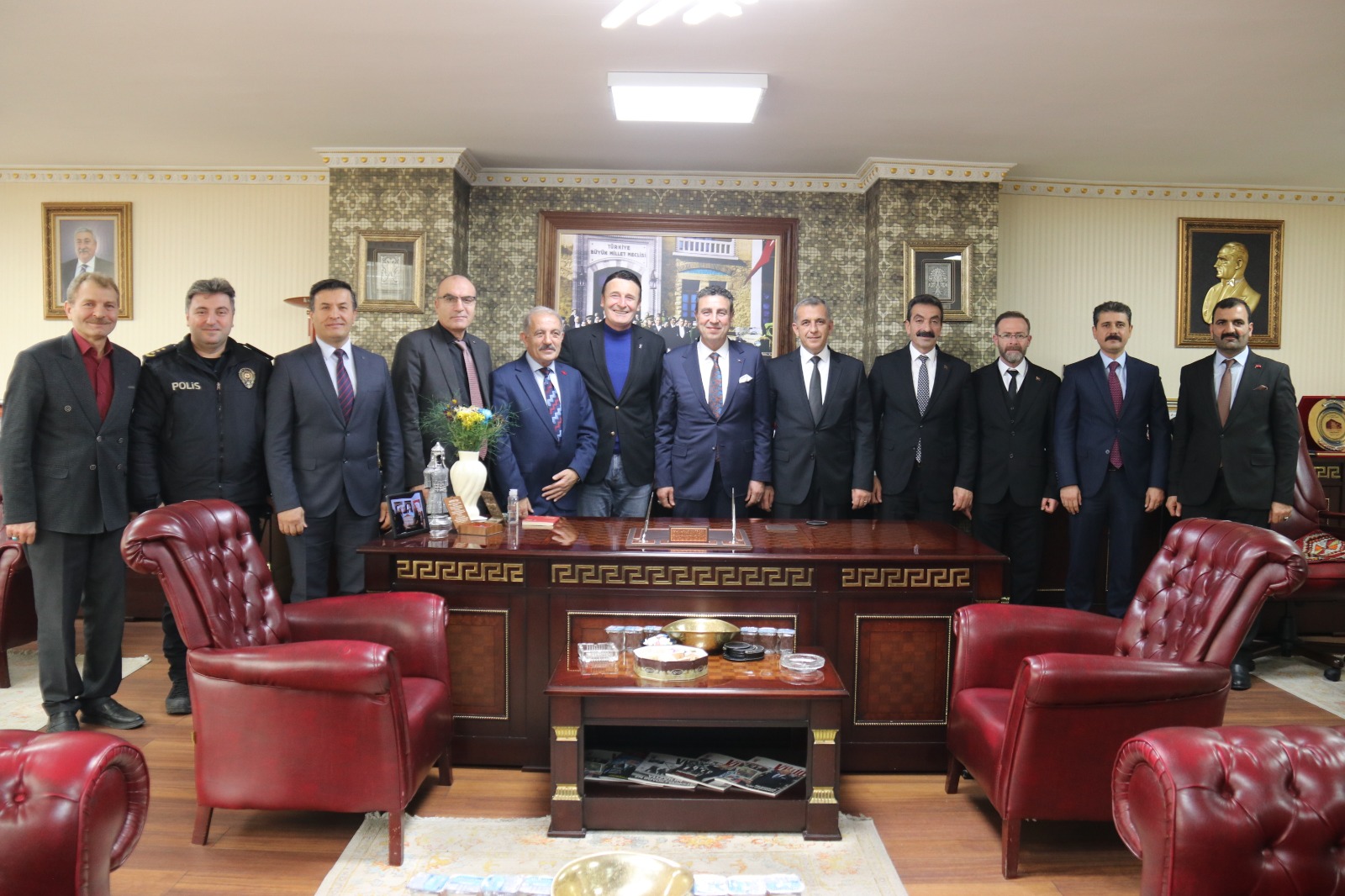 Emniyet Müdürü Alaağaçlı’dan SESOB’a iade-i ziyaret