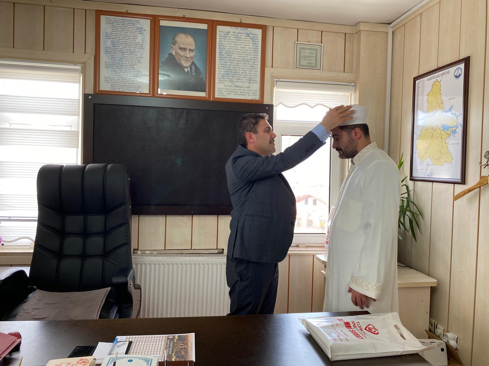 Sivas'ta yeni din görevlileri dualarla göreve başladı