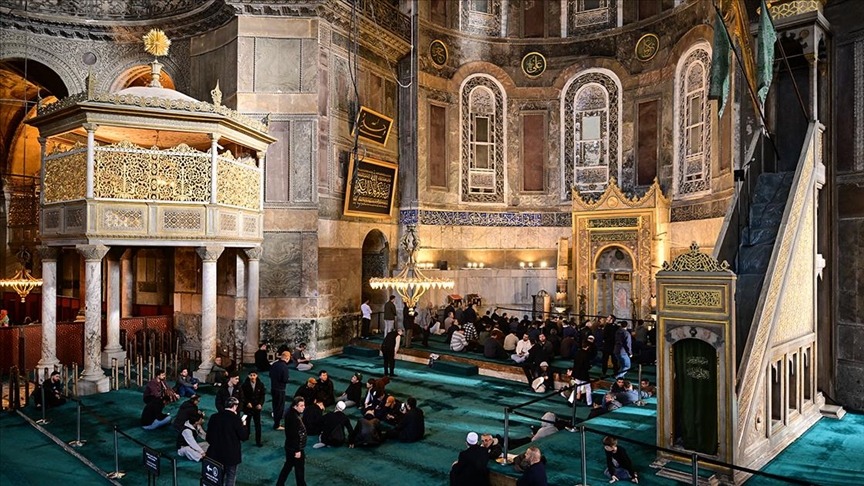 Ayasofya'da Ramazan heyecanı