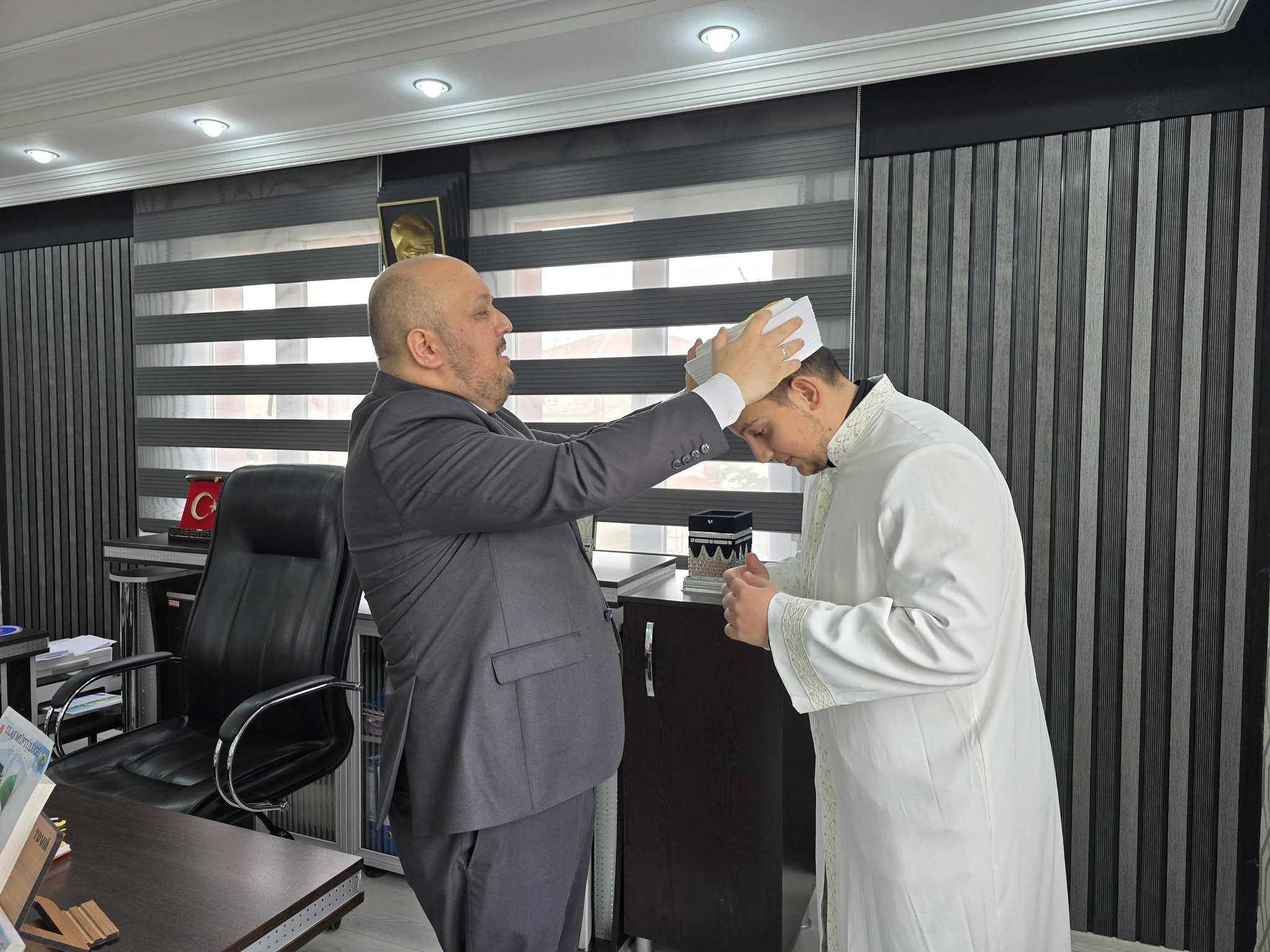 Ulaş'ta din görevlileri dualarla göreve başladı