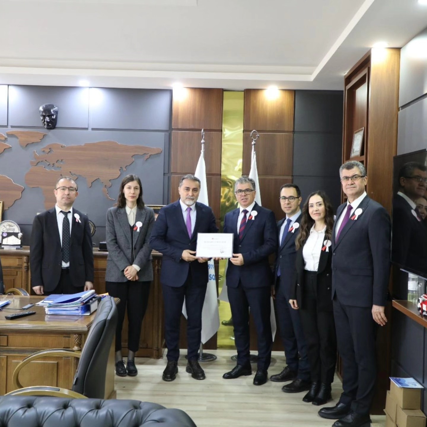 Sivas'ın vergi rekortmeni Özbelsan’a anlamlı ziyaret