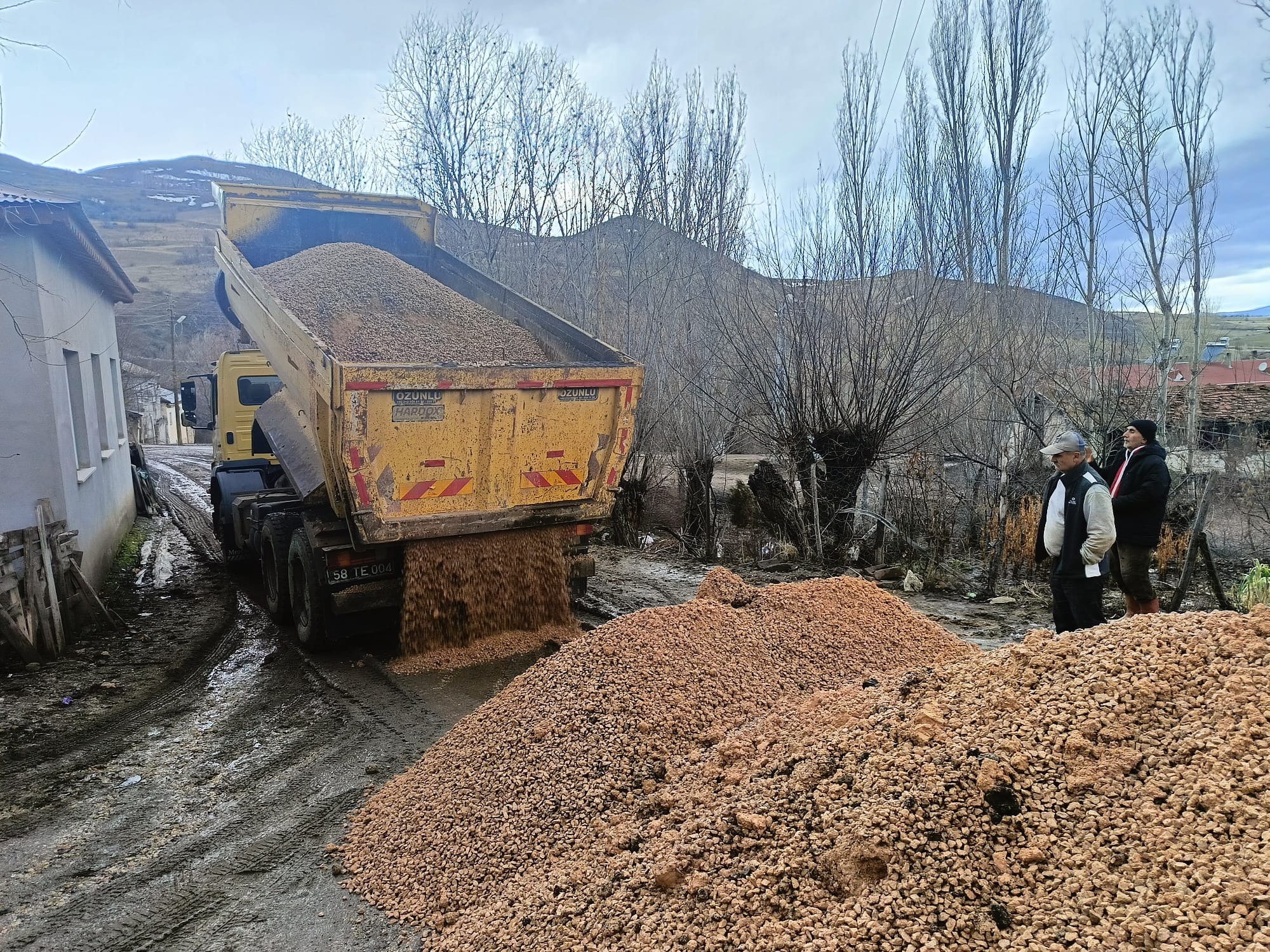 Sivas İl Özel İdaresinden Balkara Köyü yolunda bakım seferberliği