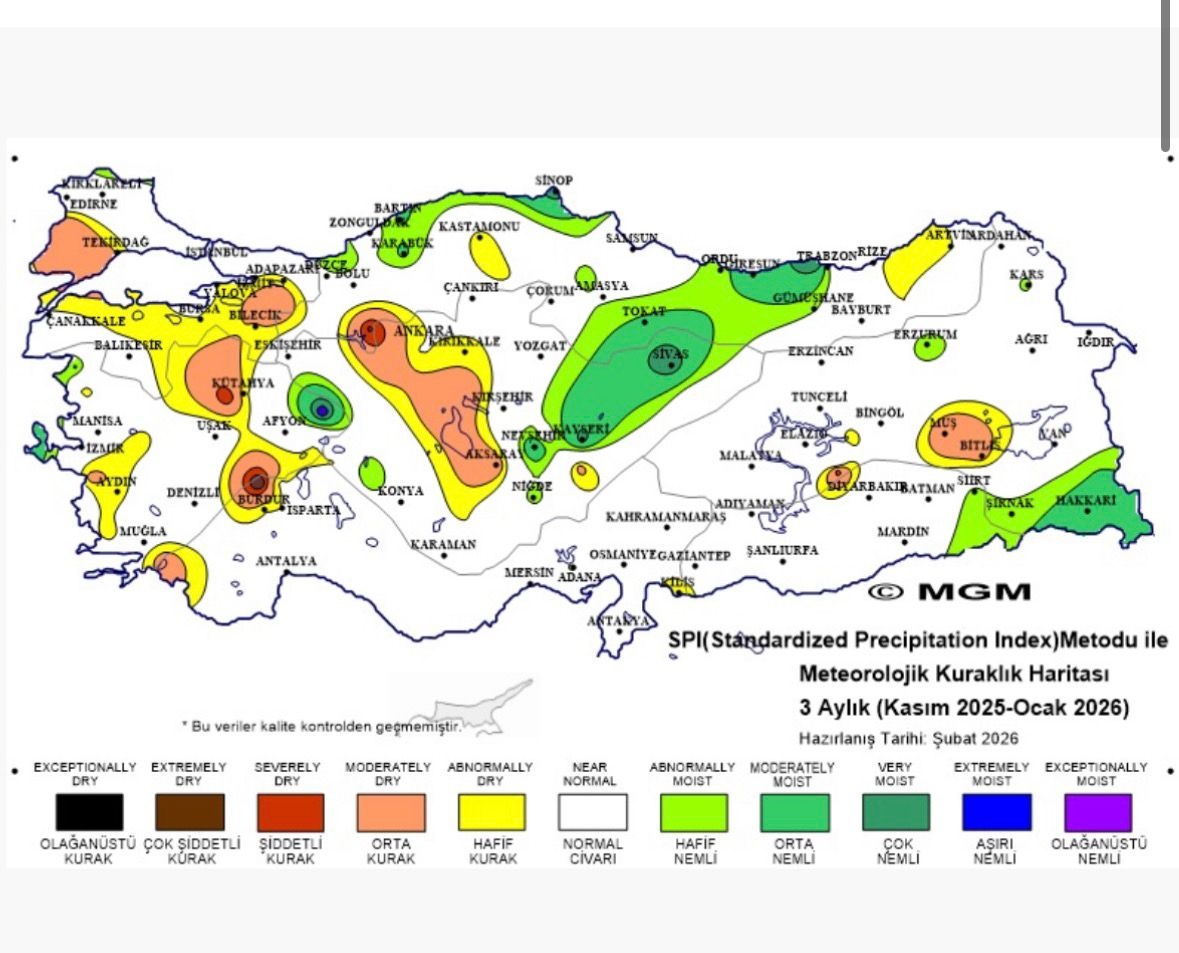 Sivas'ta yağışlar kuraklık haritasını değiştirdi!