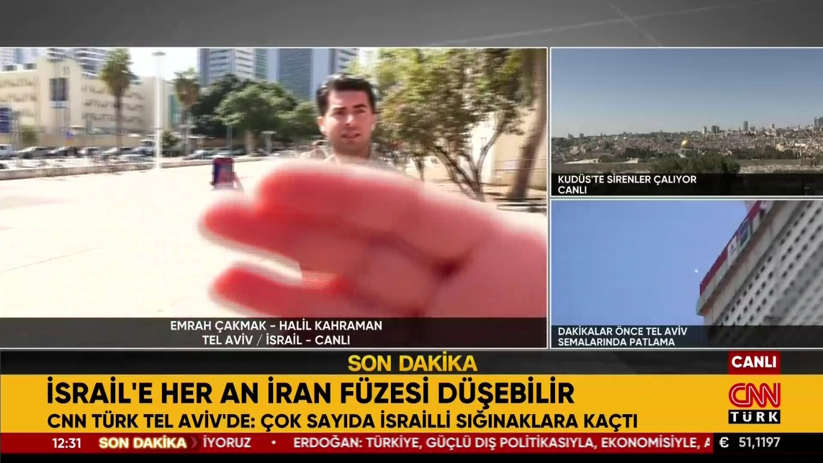 İsrail'de CNN Türk ekibine gözaltı