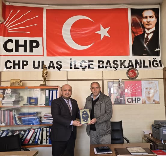 Ulaş Müftüsü İçli'den, partilerin ilçe başkanlarına ziyaret