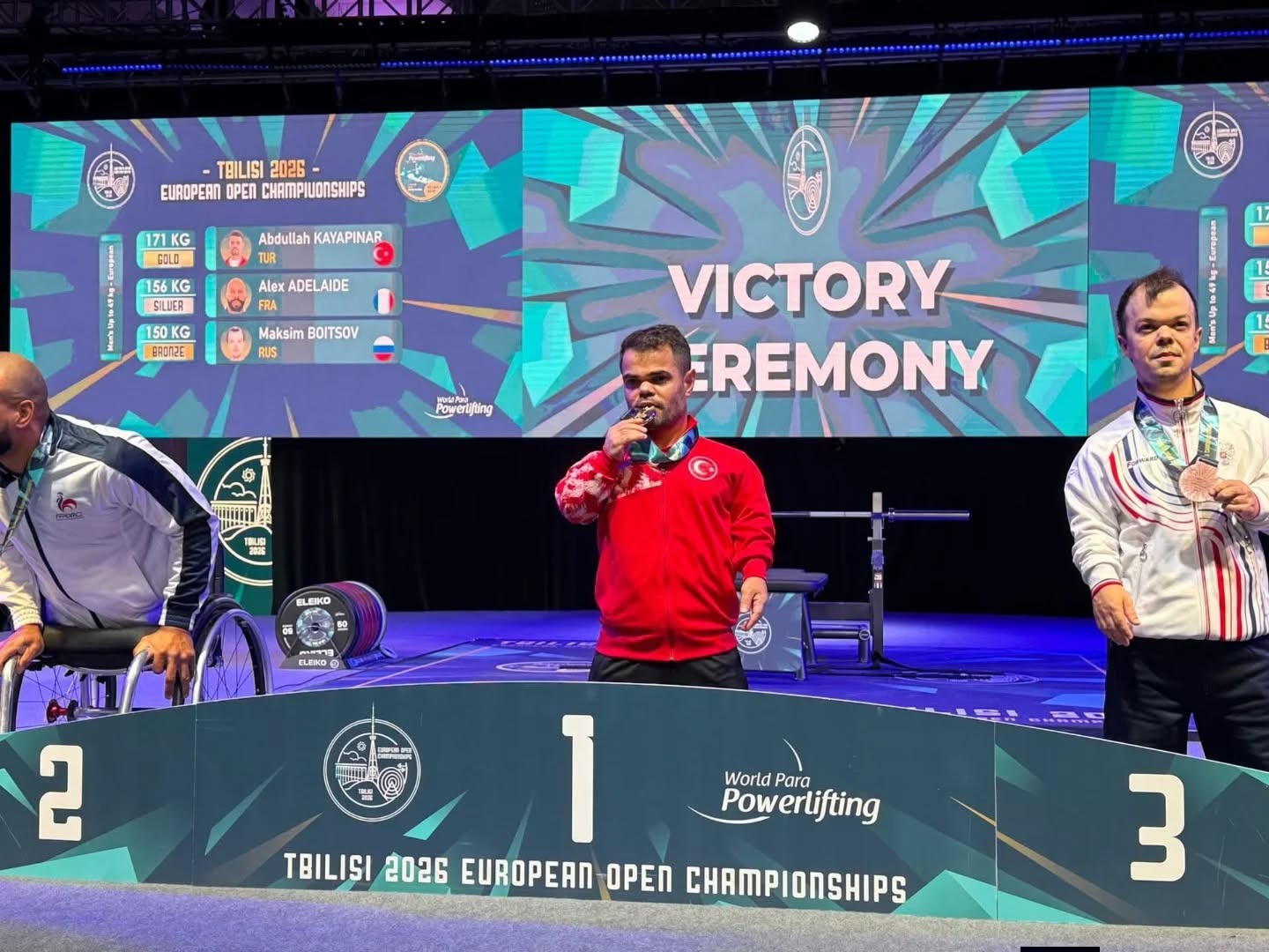 Sivaslı Milli sporcu Abdullah Kayapınar Avrupa şampiyonu oldu