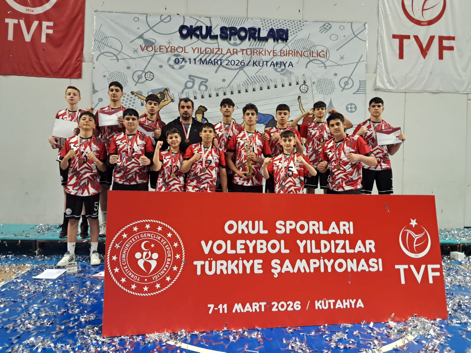 Sivas takımı filede Türkiye 4.'sü oldu