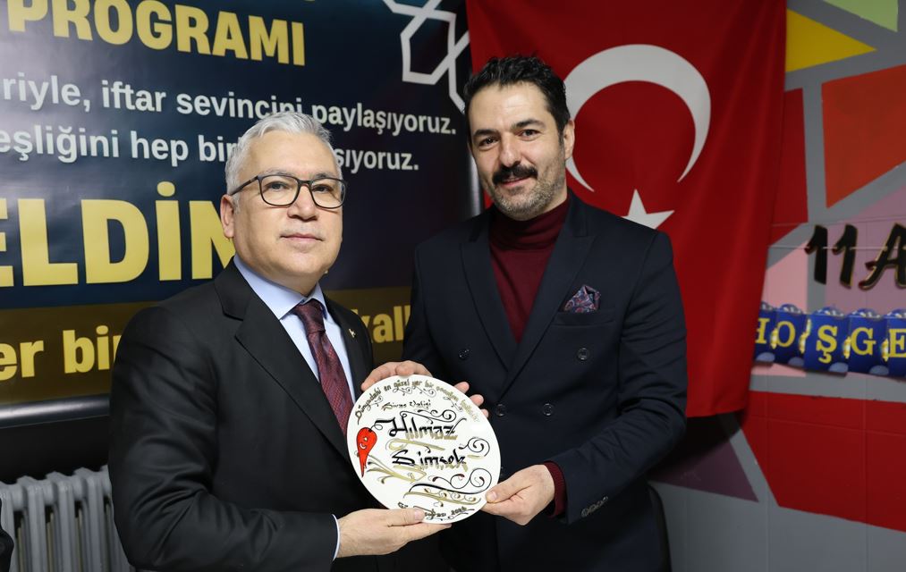 Şimşek'ten kantin işletmecisi Alpan’a teşekkür