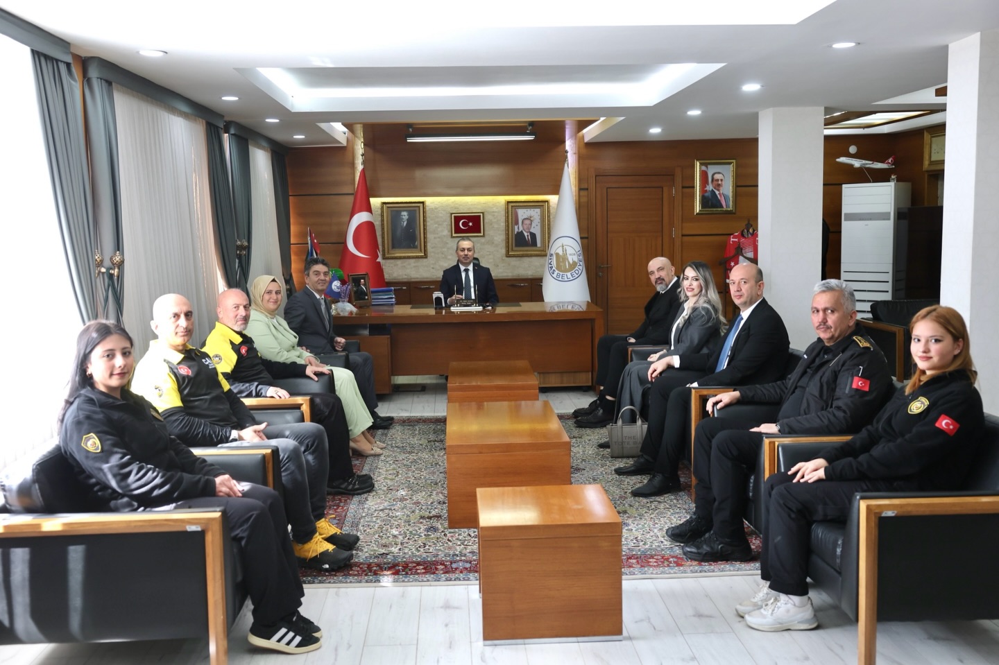 CAK ekibinden Başkan Uzun’a destek teşekkürü