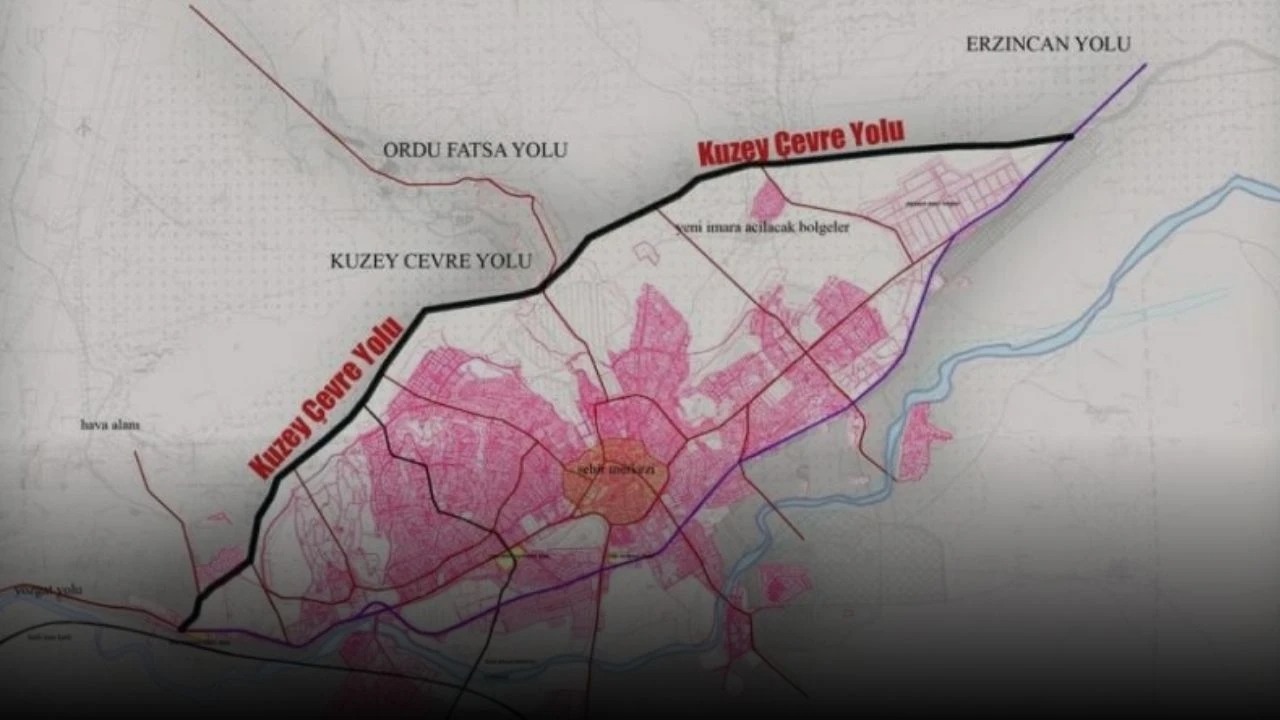 Kuzey Çevre Yolu projesi Bakan Uraloğlu'nun önünde