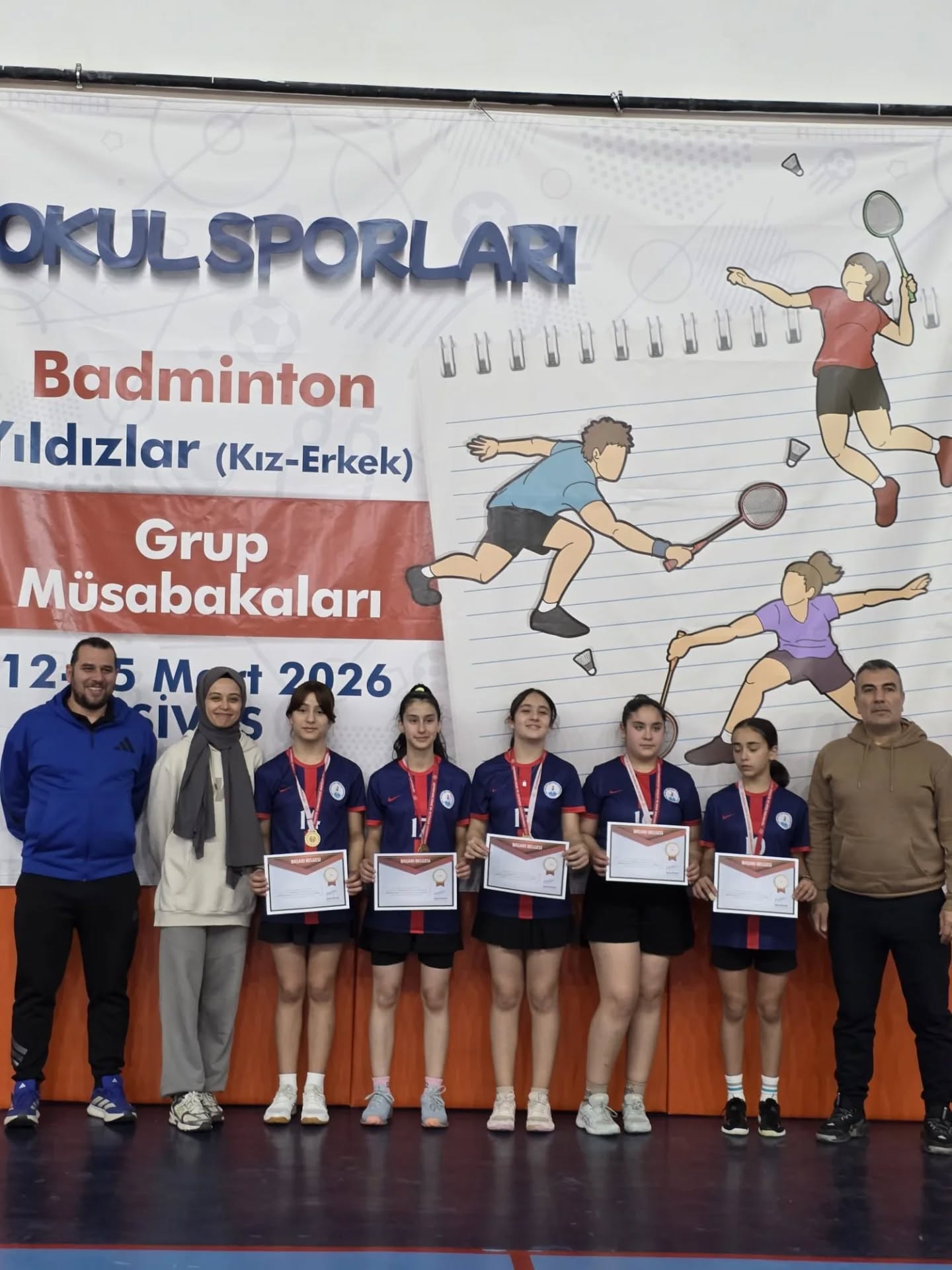 Sivas’ta badminton heyecanı tamamlandı