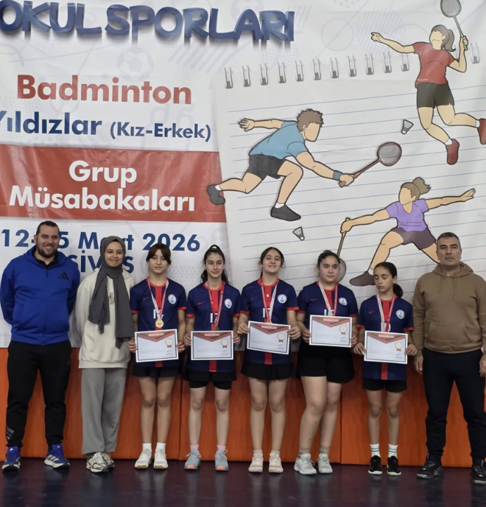 Sivas’ta badminton heyecanı tamamlandı
