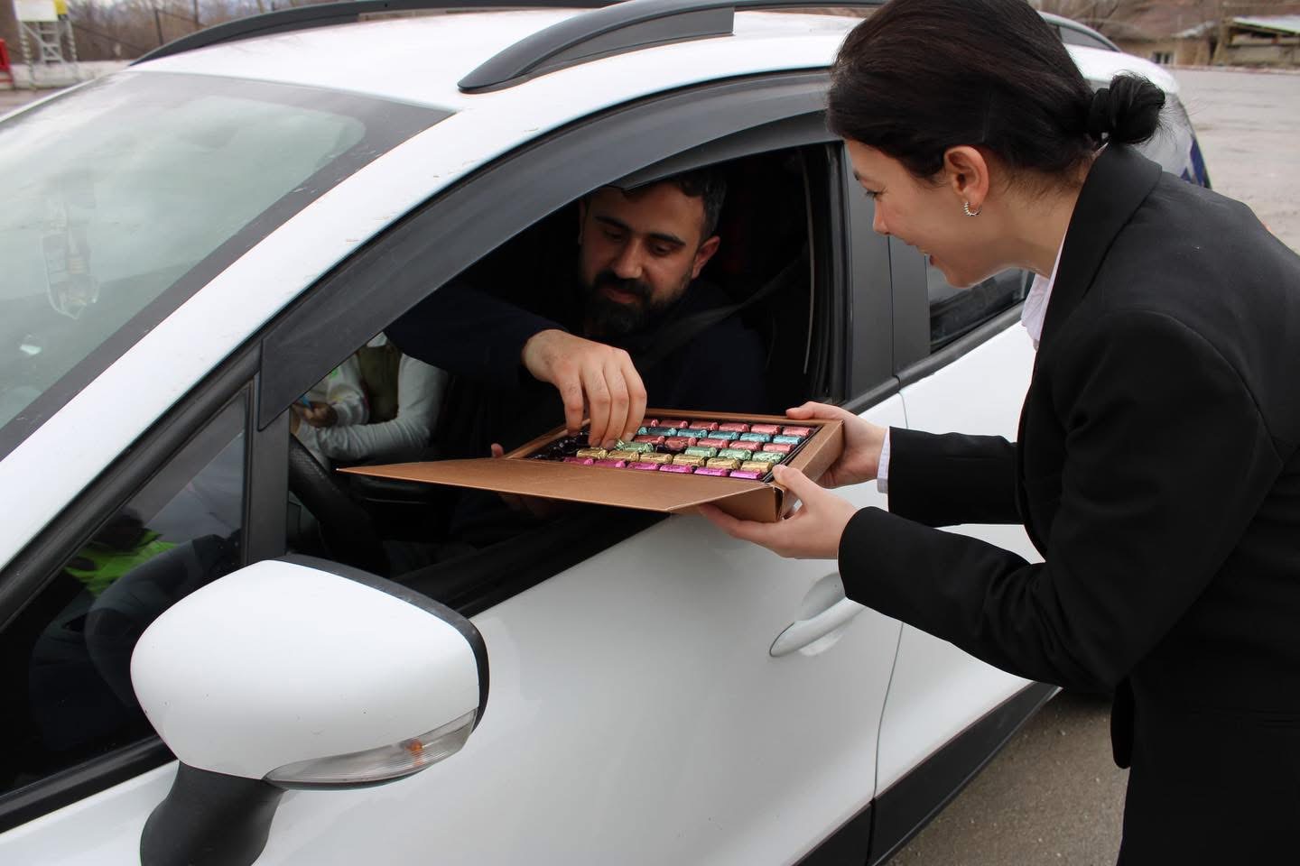 Hafik’te uygulama noktalarına bayram ziyareti