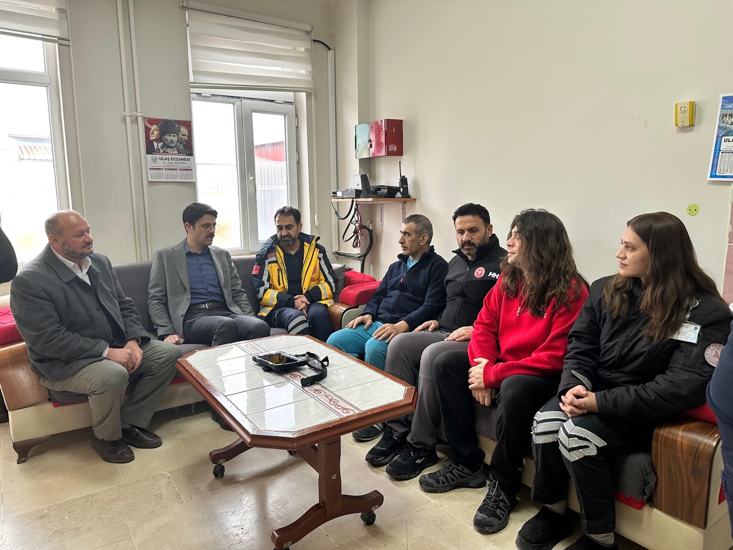 Kaymakam Eskimez görevli personeli yalnız bırakmadı