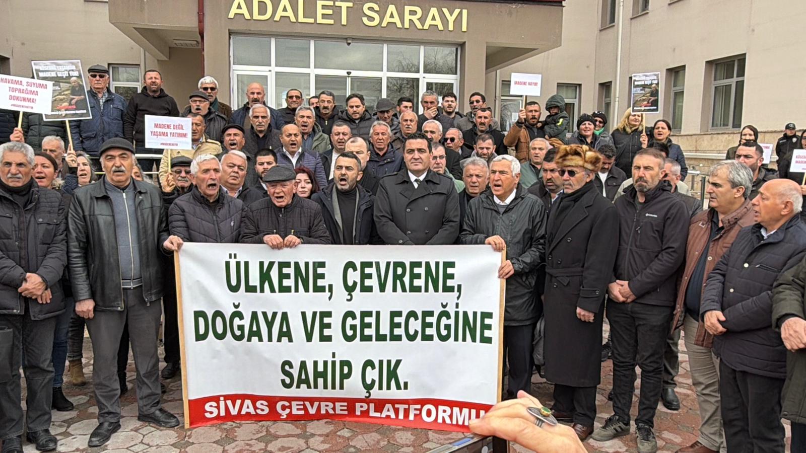 Sivas'ta Pomza Madeni tepkisi!