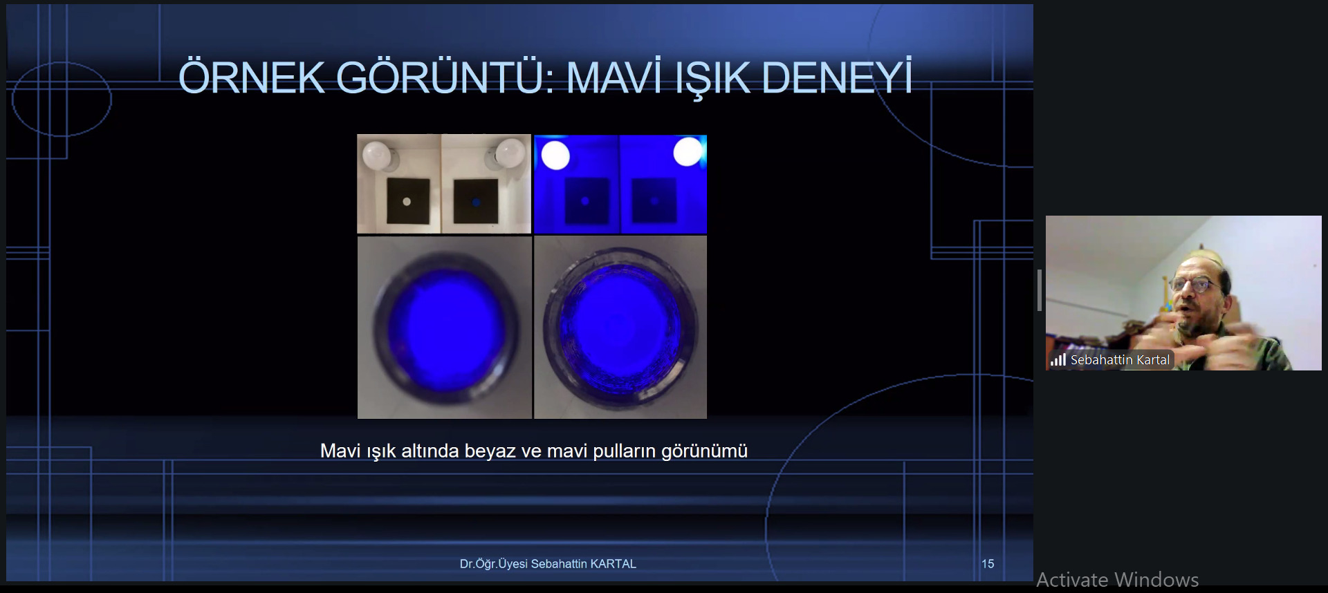 Öğretim üyeleri fizik eğitimi programında sunum yaptı