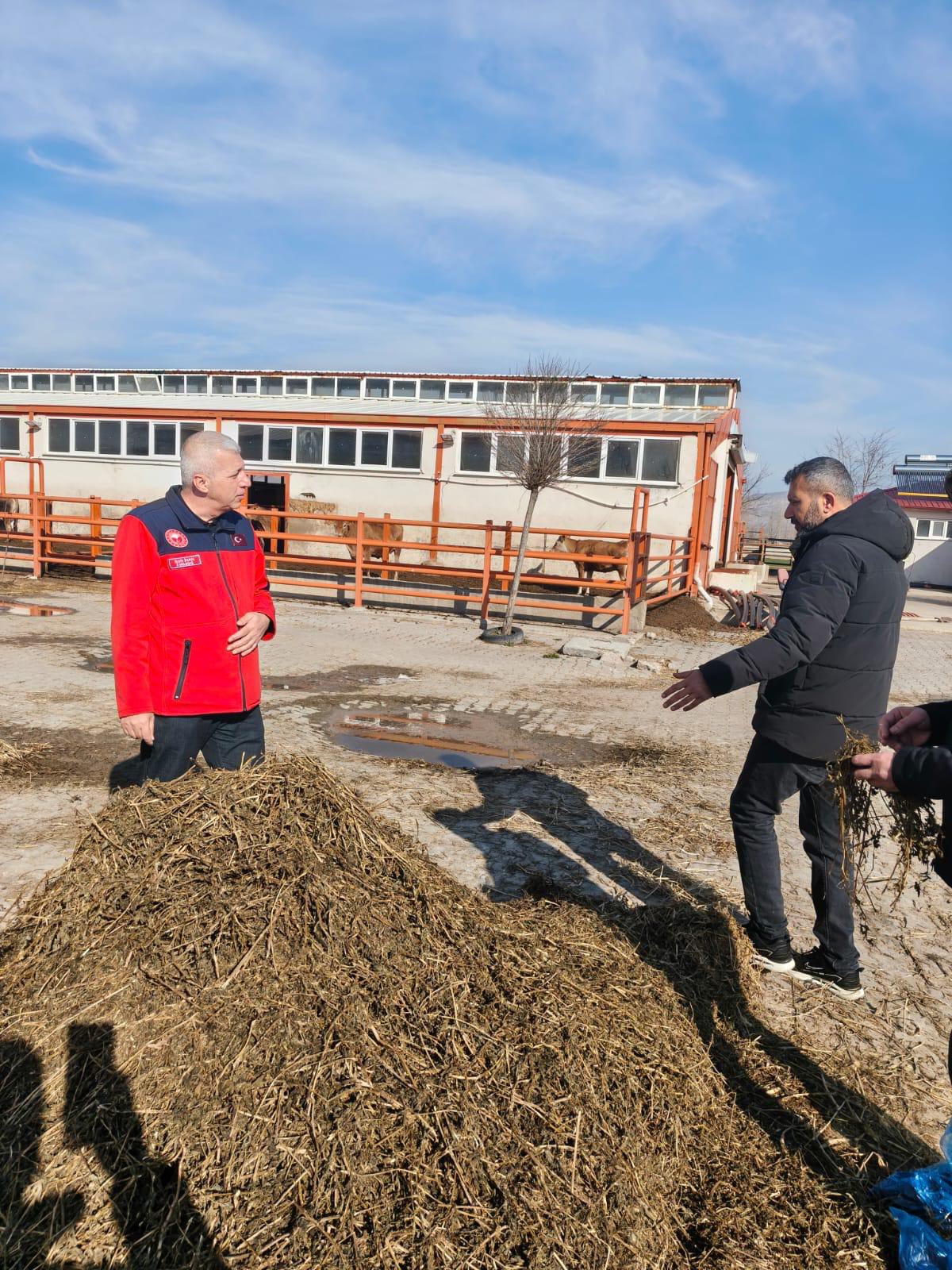 Sivas İl Tarım Müdürü İnan’dan Şarkışla çıkarması