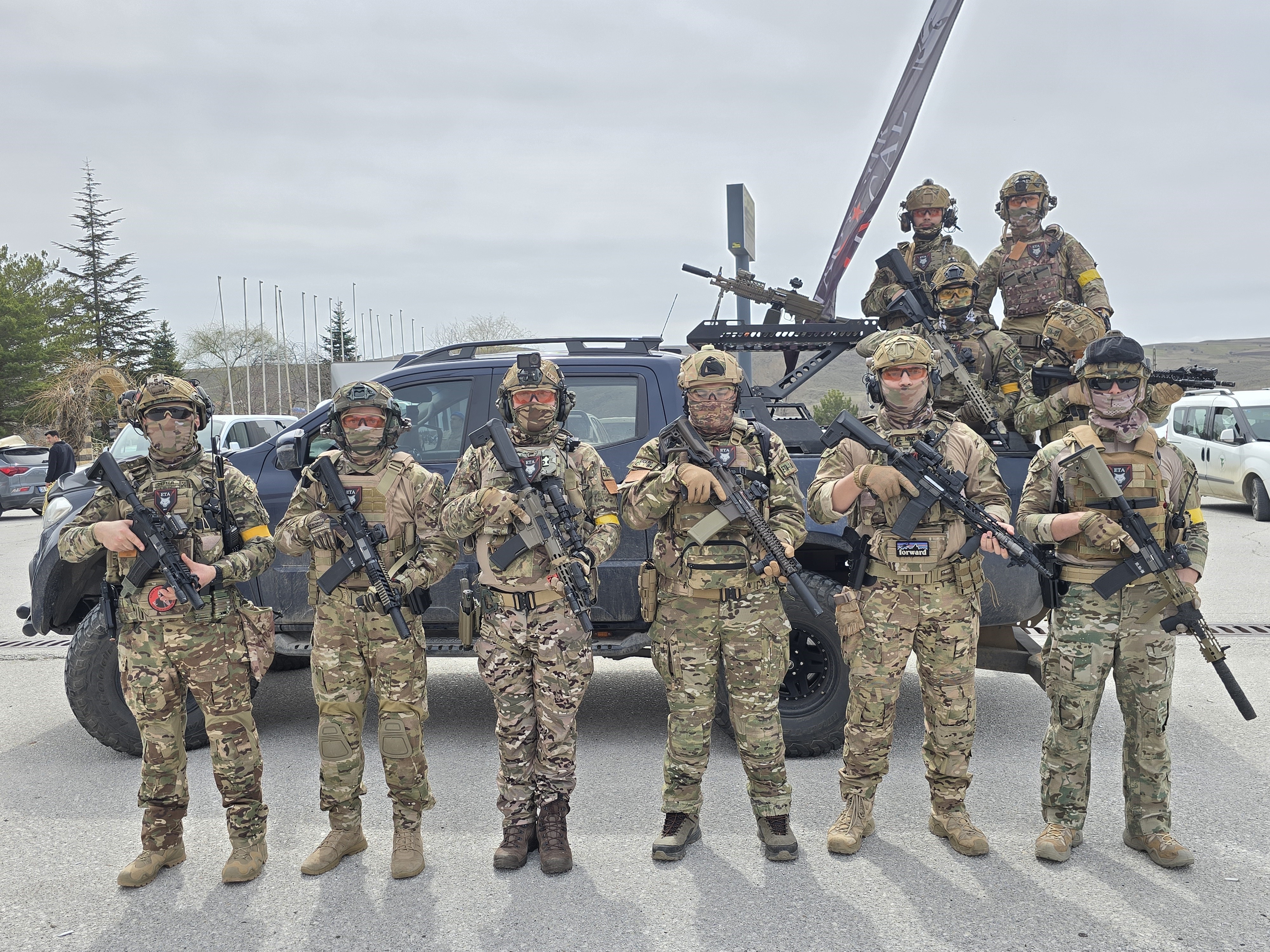 Sivas airsoft takımı Yozgat'ta nefes kesti