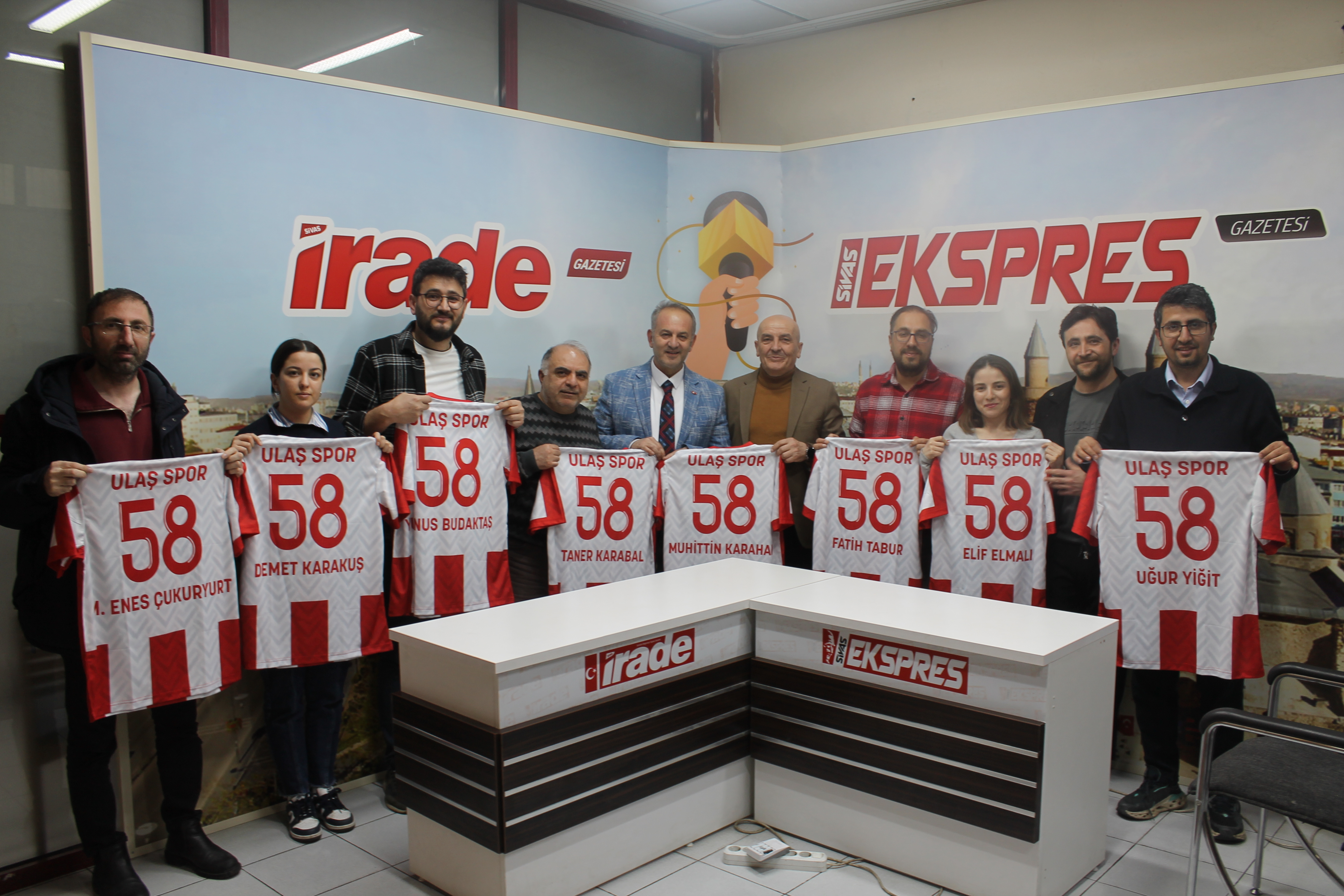 Ulaş Spor Kulüp Başkanı Aydın'dan gazetemize ziyaret