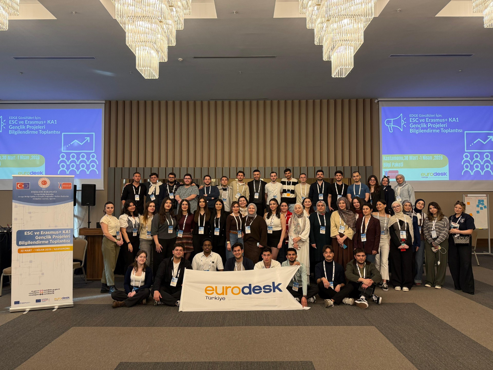 SCÜ öğrencisi Erasmus+ bilgilendirme toplantısına katıldı