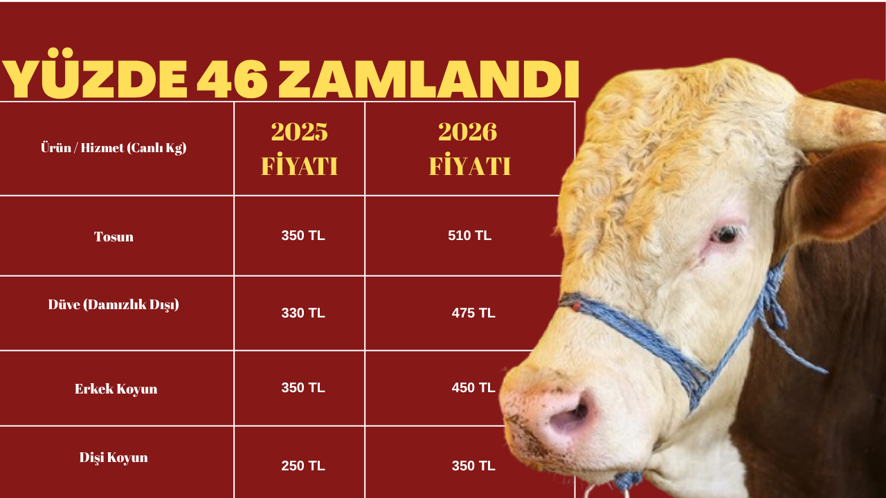 Sivas'ta kurbanlık fiyatı yüzde 46 zamlandı!