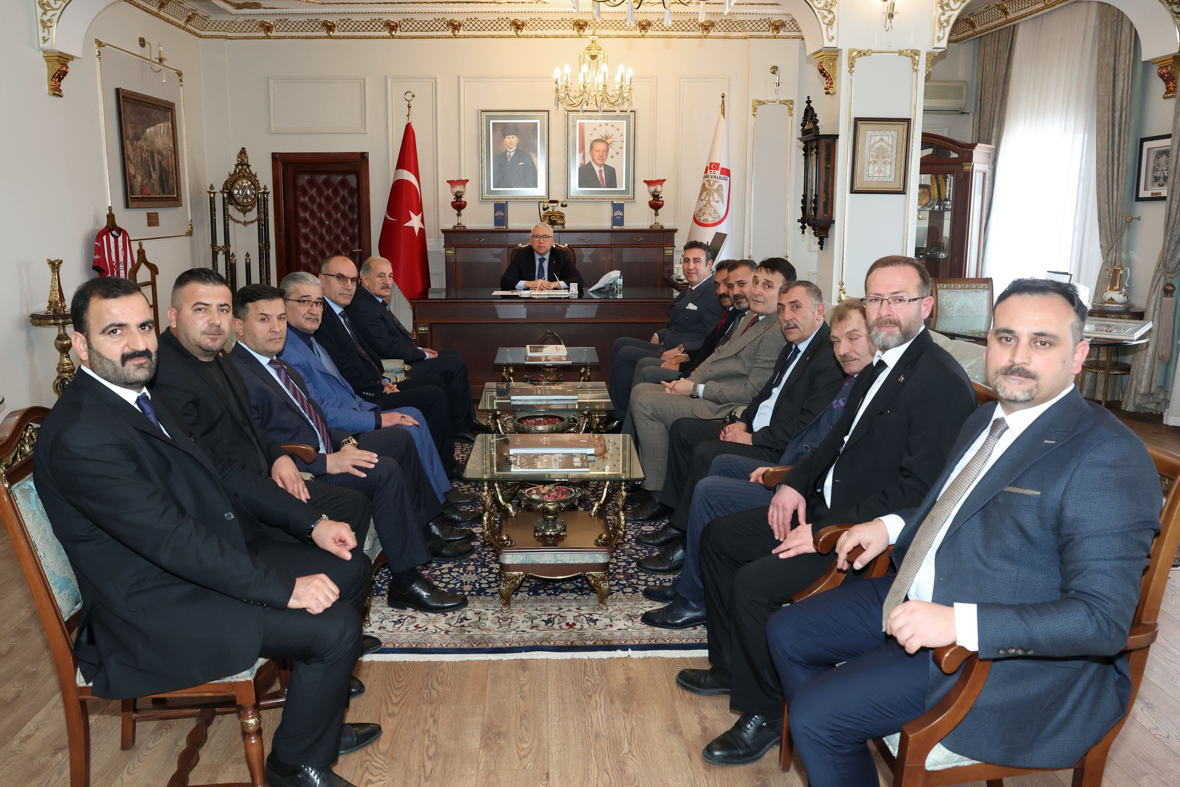 Göreve yeni başlayan başkanlardan Şimşek'e ziyaret