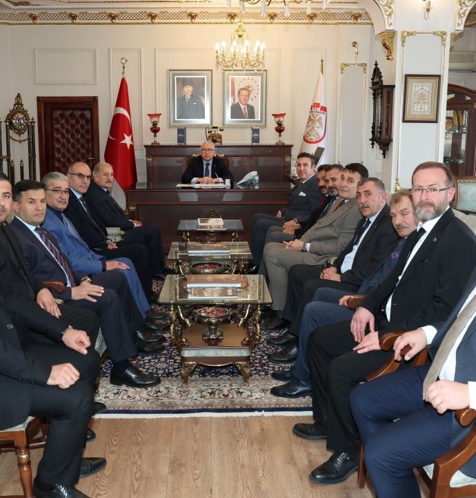 Göreve yeni başlayan başkanlardan Şimşek'e ziyaret