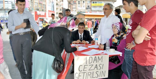 İdamın Getirilmesi İçin İmza Toplandı