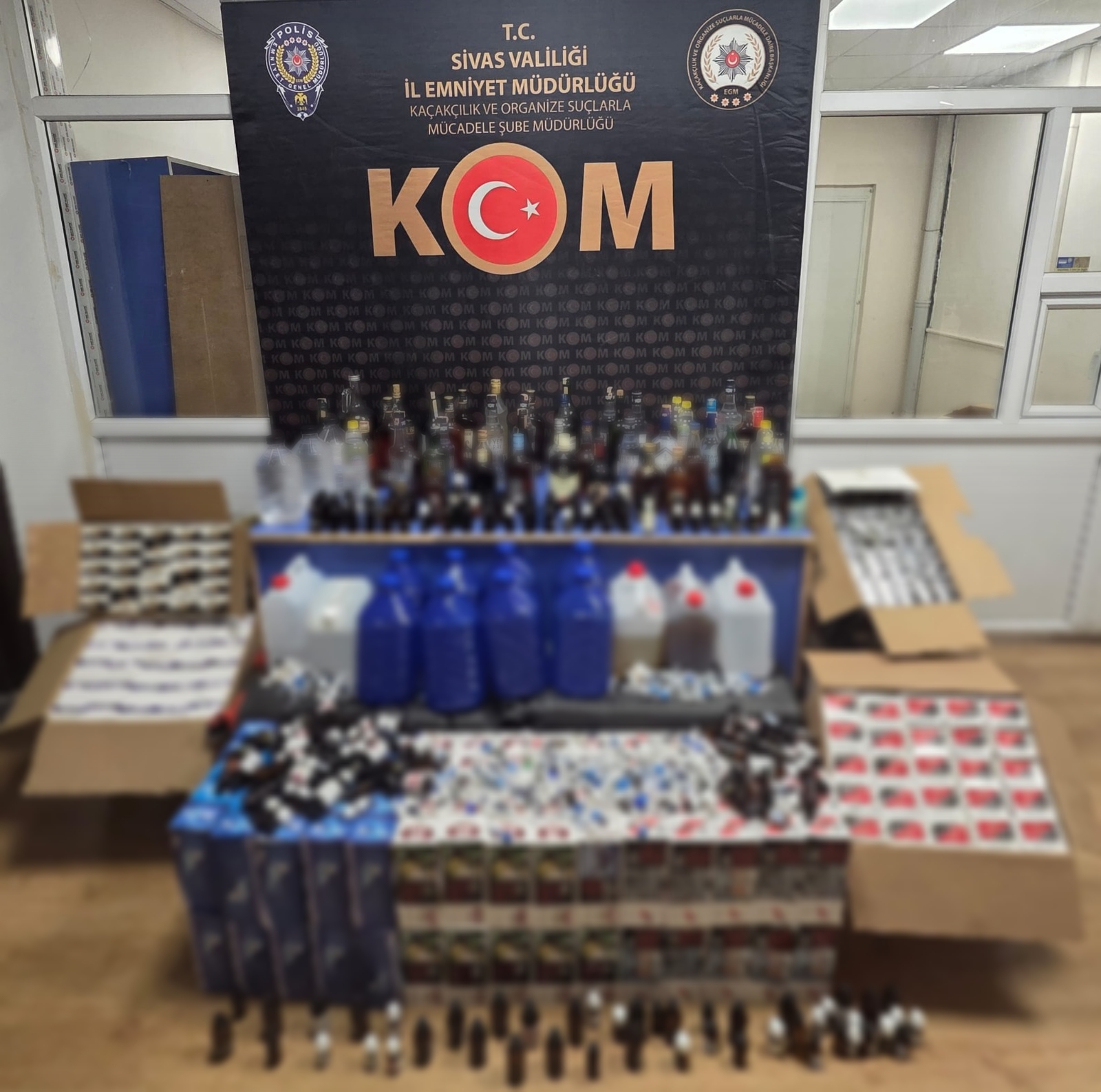 Sivas’ta sahte alkol üretimine darbe