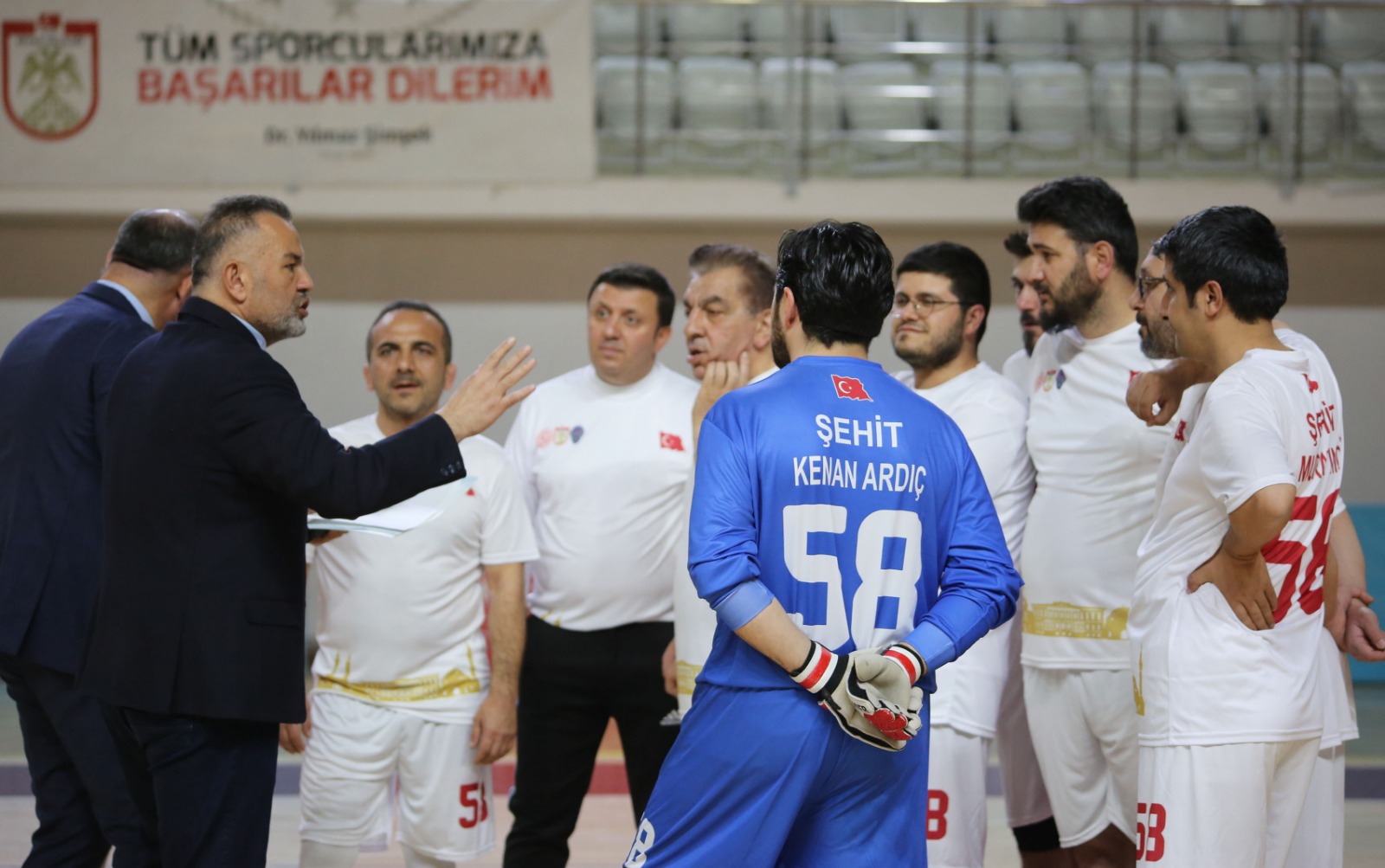Sivas’ta anlamlı futsal maçı