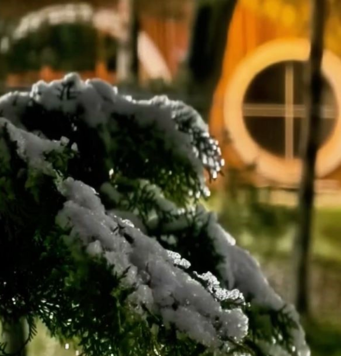 Sivas'ta kar manzaraları mest etti